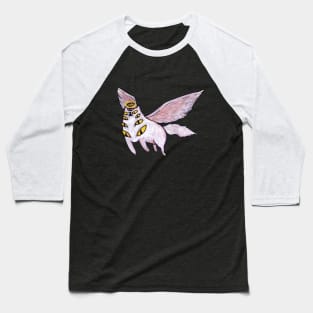 Biblically Accurate Angel Cat Baseball T-Shirt